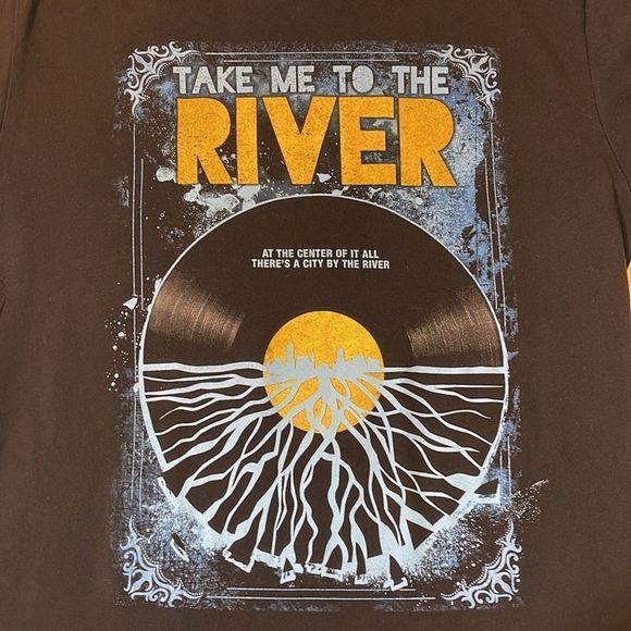 Take Me To The River Tour 2017 T-Shirt - Black Size Medium - Picture 2 of 10